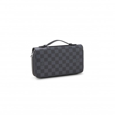 LOUIS VUITTON DAMIER COBALT ZIPPY XL N41503 (22*13.5*4cm) 